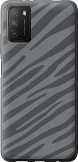 Чехол на Xiaomi Poco M3 Серая зебра