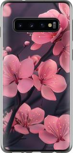 Чехол на Samsung Galaxy S10 Пурпурная сакура