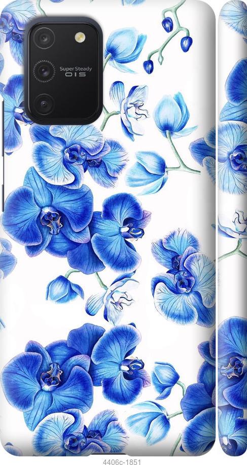 Чехол на Samsung Galaxy S10 Lite 2020 Голубые орхидеи