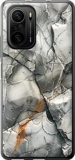 Чехол на Xiaomi Poco F3 Серый мрамор