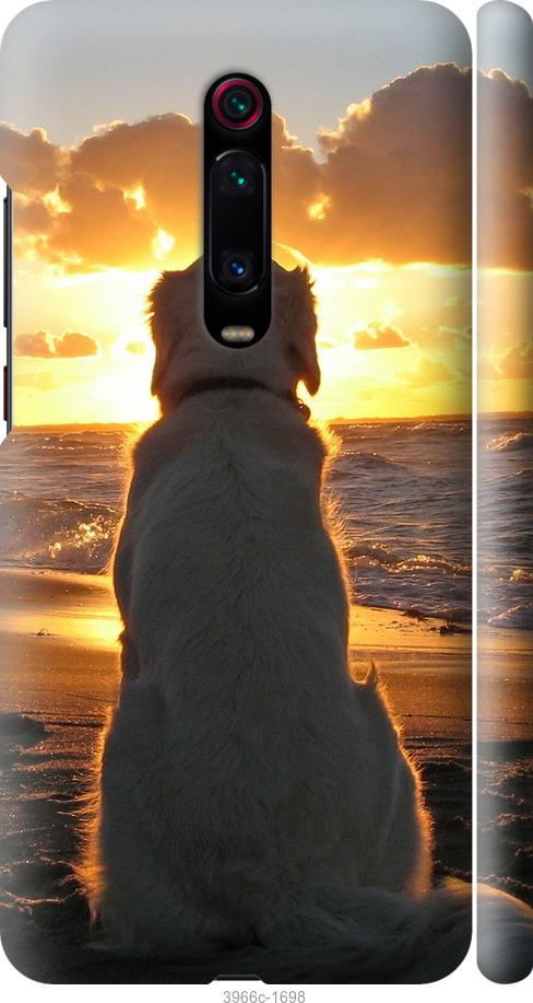 Чехол на Xiaomi Redmi K20 Pro Закат и собака