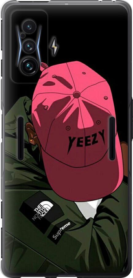 Чехол на Xiaomi Poco F4 GT logo de yeezy