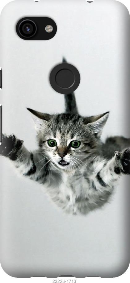 Чехол на Google Pixel 3a XL Летящий котёнок