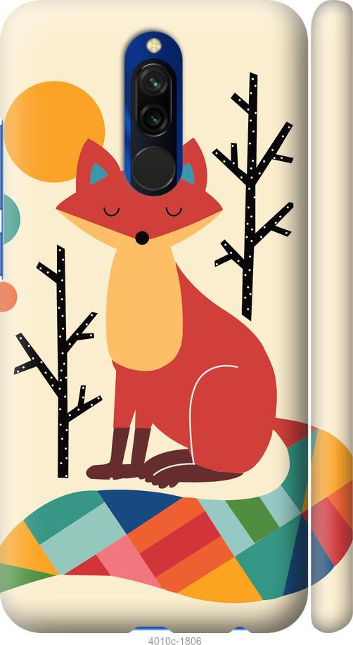 Чехол на Xiaomi Redmi 8 Rainbow fox