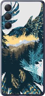 Чехол на Samsung Galaxy M54 Арт-орел на фоне природы