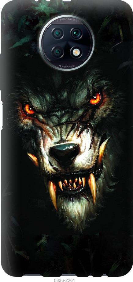 Чехол на Xiaomi Redmi Note 9T Дьявольский волк