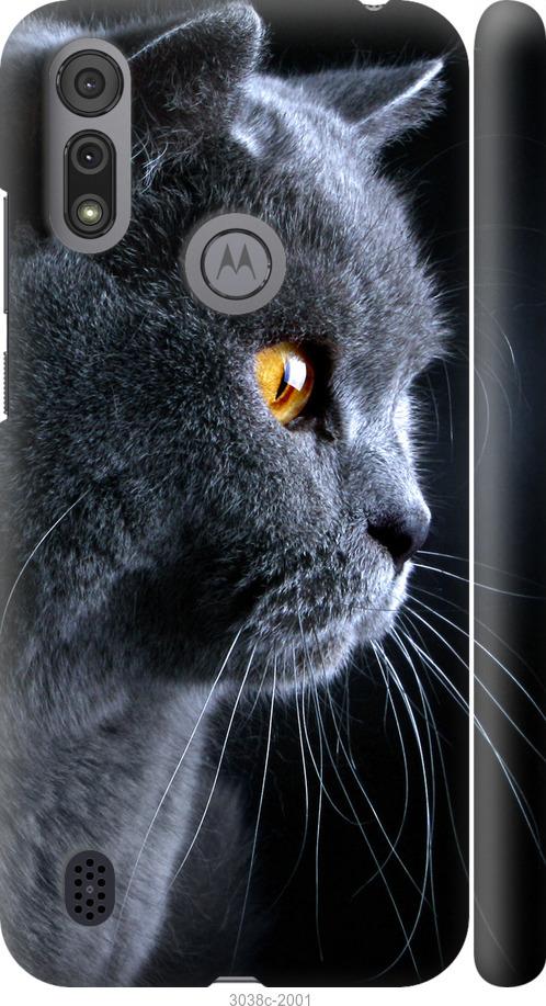 Чехол на Motorola E6s Красивый кот