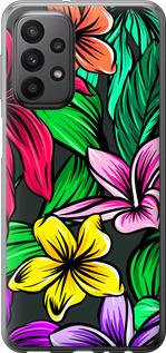 Чехол на Samsung Galaxy A23 A235F Тропические цветы 1