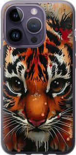 Чехол на iPhone 14 Pro Mini tiger