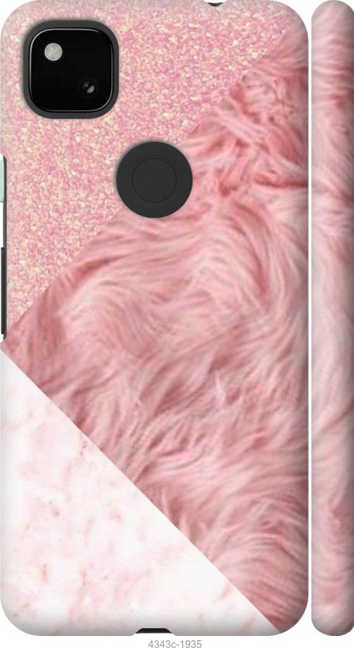 Чехол на Google Pixel 4A Розовые текстуры