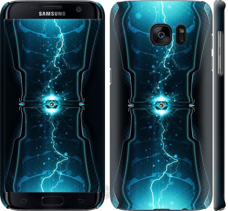 Чехол на Samsung Galaxy S7 Edge G935F Молнии в цилиндре