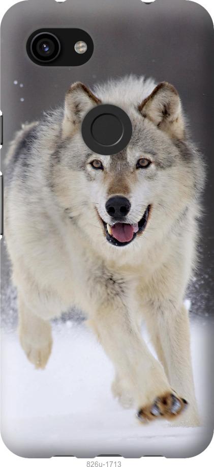 Чехол на Google Pixel 3a XL Бегущий волк