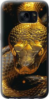 Чехол на Samsung Galaxy S7 G930F Golden snake