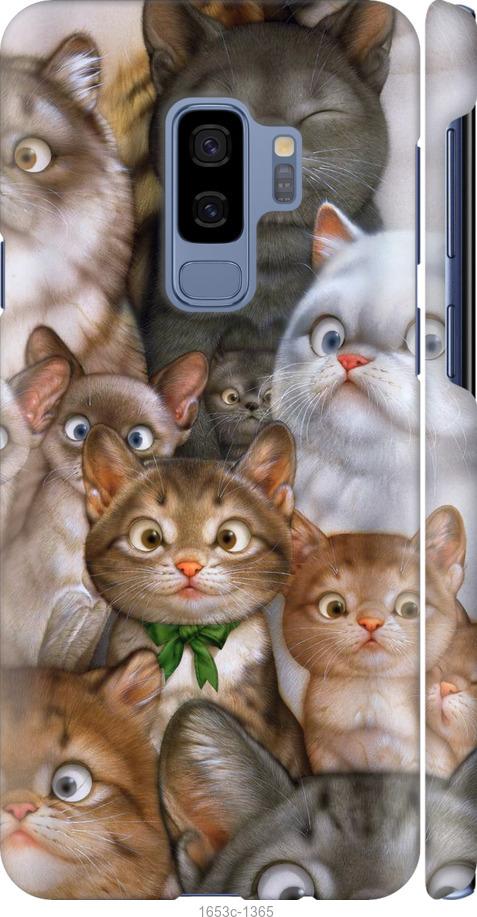 Чехол на Samsung Galaxy S9 Plus коты