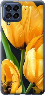 Чехол на Samsung Galaxy M53 M536B Желтые тюльпаны