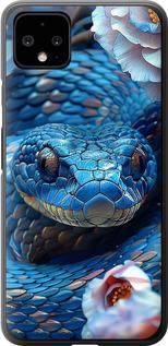 Чехол на Google Pixel 4 XL Blue Snake