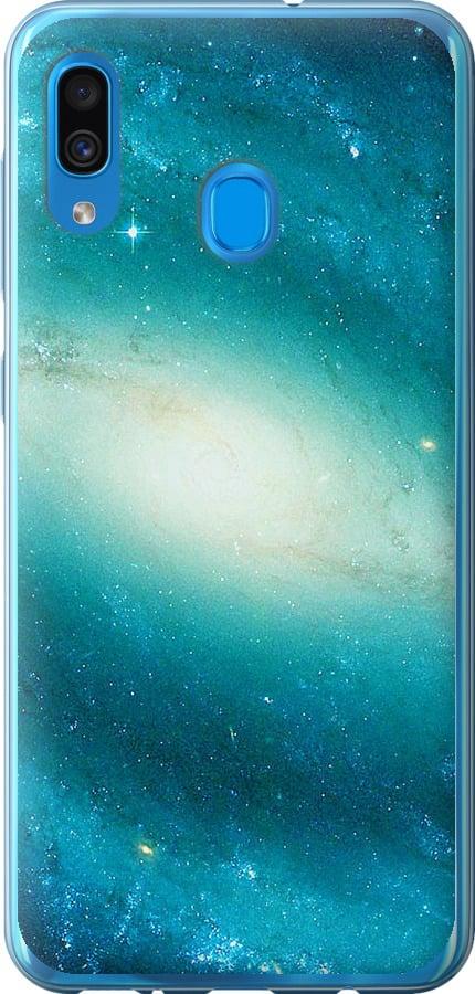 Чехол на Samsung Galaxy A20 2019 A205F Голубая галактика