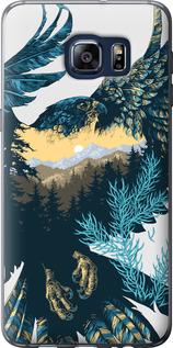 Чехол на Samsung Galaxy S6 Edge Plus G928 Арт-орел на фоне природы