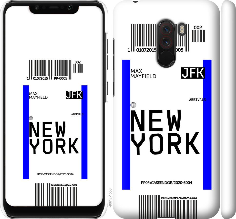 Чехол на Xiaomi Pocophone F1 New York