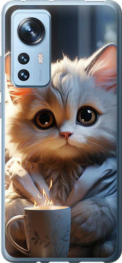 Чехол на Xiaomi 12X White cat