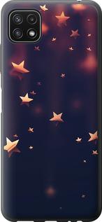 Чехол на Samsung Galaxy A22 5G A226B Падающие звезды