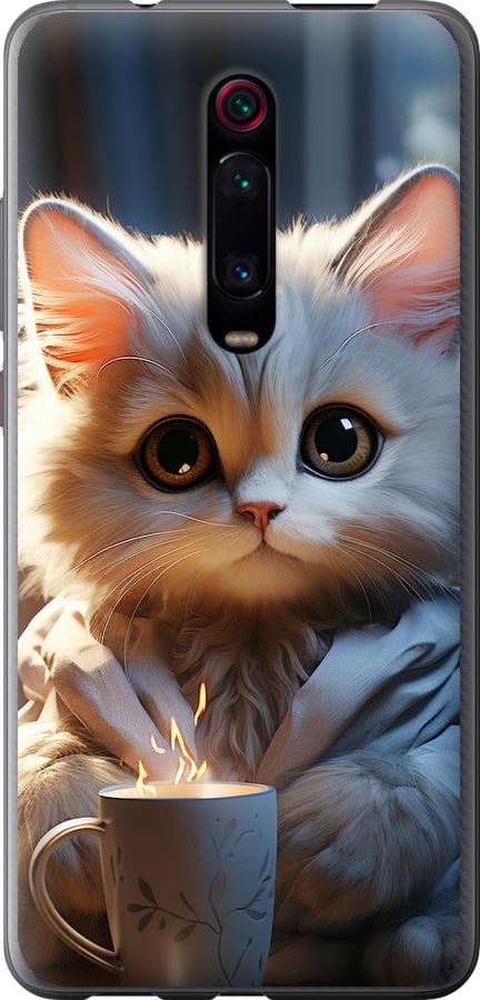 Чехол на Xiaomi Redmi K20 White cat