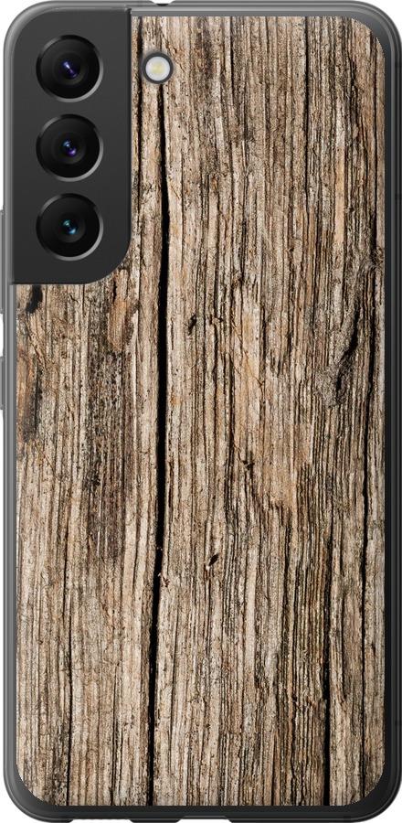 Чехол на Samsung Galaxy S22 Текстура дерева