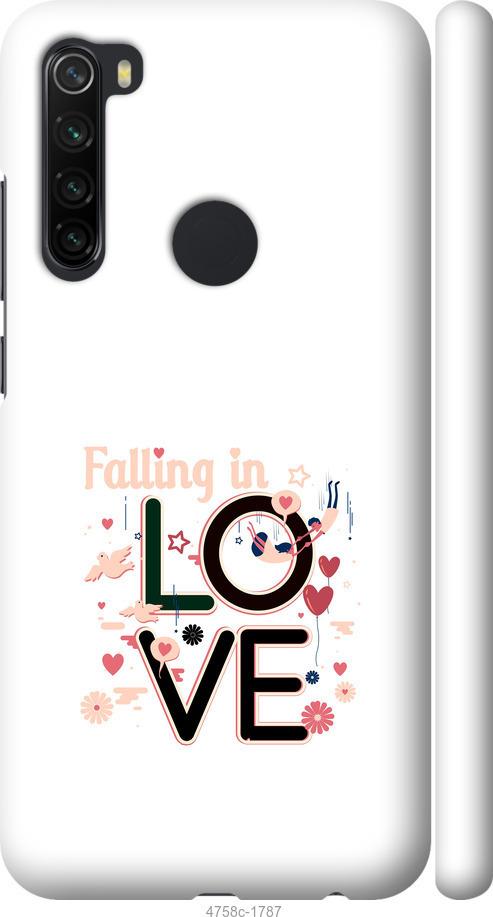 Чехол на Xiaomi Redmi Note 8 falling in love
