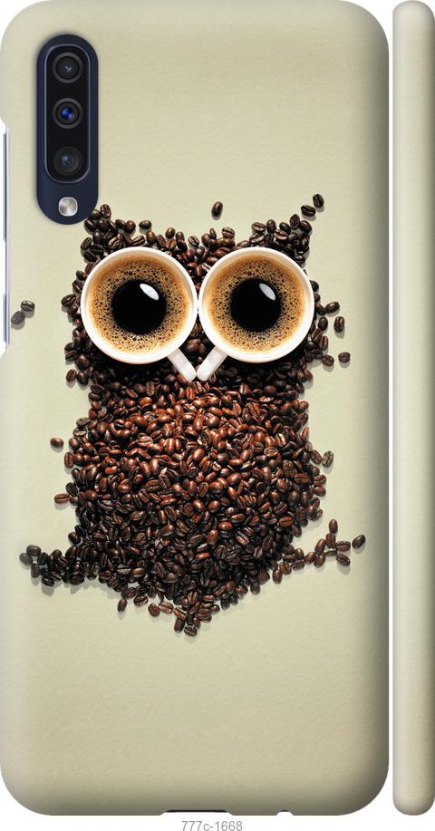 Чехол на Samsung Galaxy A50 2019 A505F Сова из кофе