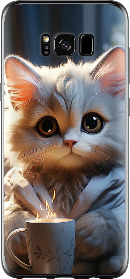 Чехол на Samsung Galaxy S8 White cat