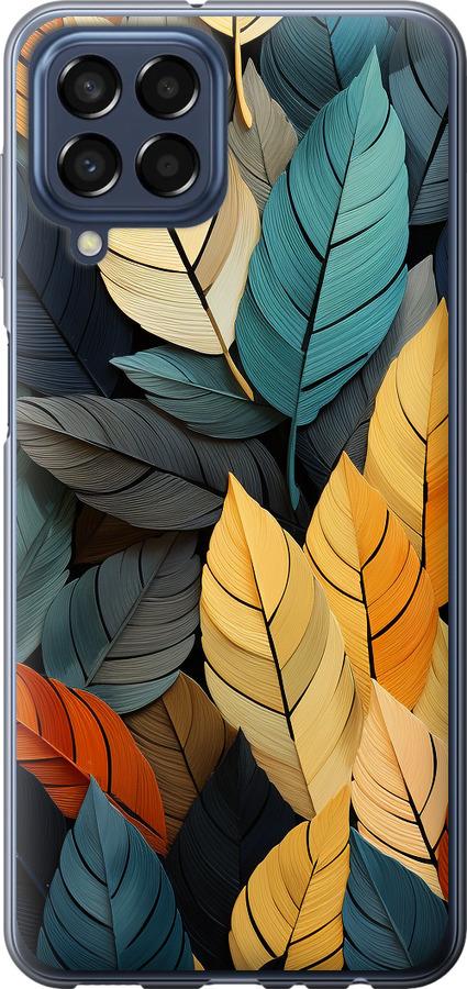 Чехол на Samsung Galaxy M33 M336B Кольорове листя