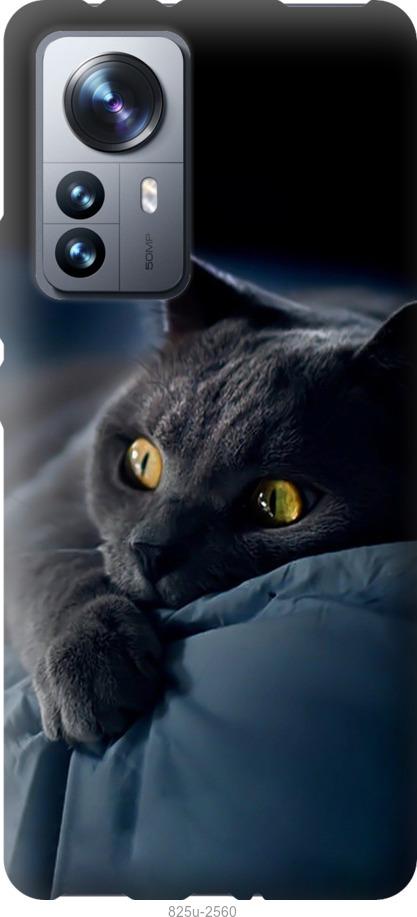 Чехол на Xiaomi 12 Pro Дымчатый кот