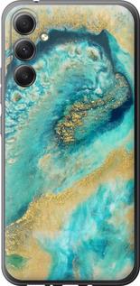 Чехол на Samsung Galaxy A34 A346E Green marble