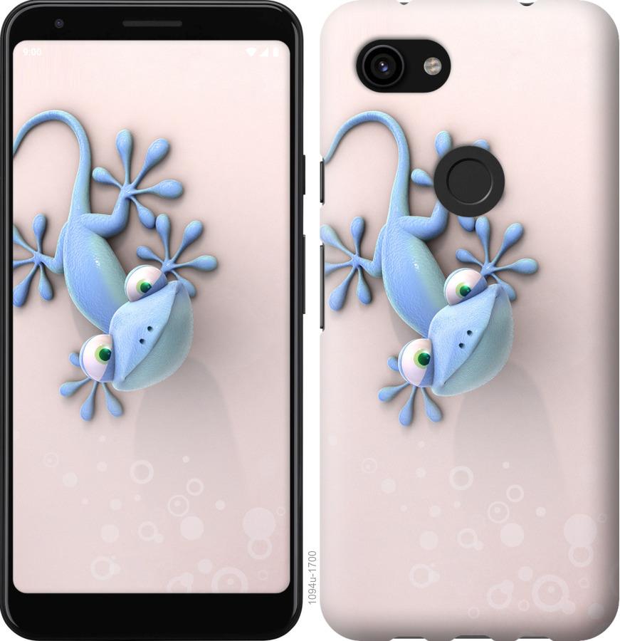 Чехол на Google Pixel 3a Геккончик