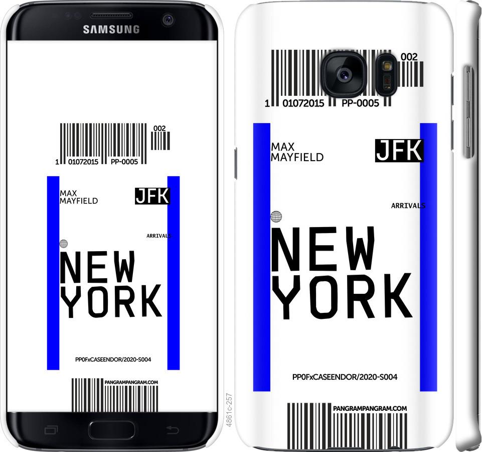 Чехол на Samsung Galaxy S7 Edge G935F New York