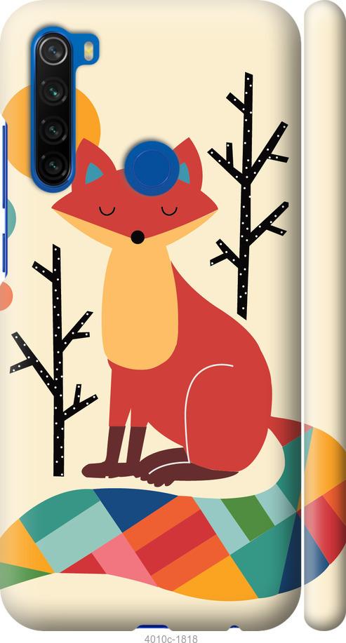 Чехол на Xiaomi Redmi Note 8T Rainbow fox