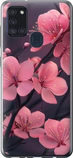 Чехол на Samsung Galaxy A21s A217F Пурпурная сакура