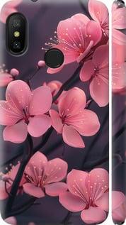 Чехол на Xiaomi Redmi 6 Pro Пурпурная сакура