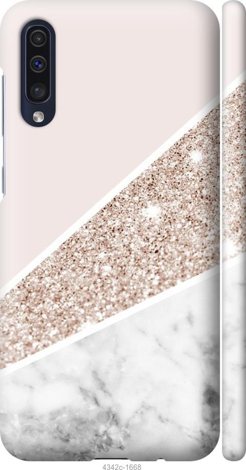 Чехол на Samsung Galaxy A50 2019 A505F Пастельный мрамор