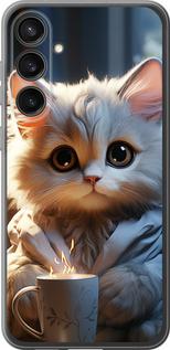 Чехол на Samsung Galaxy S23 FE White cat