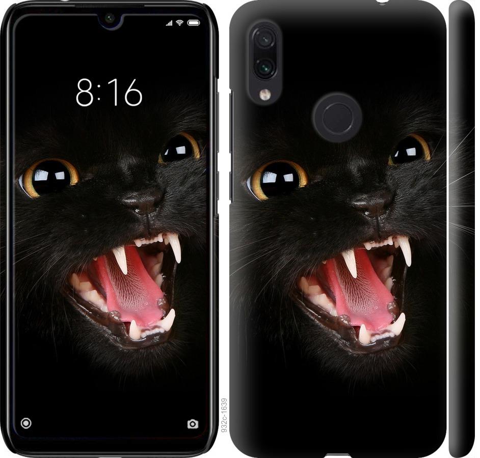 Чехол на Xiaomi Redmi Note 7 Чёрная кошка