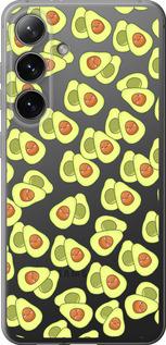 Чехол на Samsung Galaxy S24 Весёлые авокадо