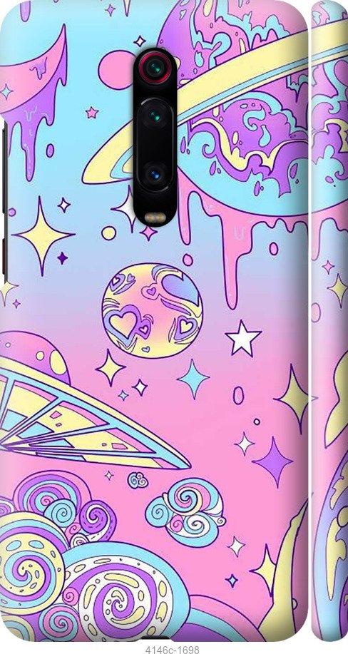 Чехол на Xiaomi Mi 9T Розовая галактика