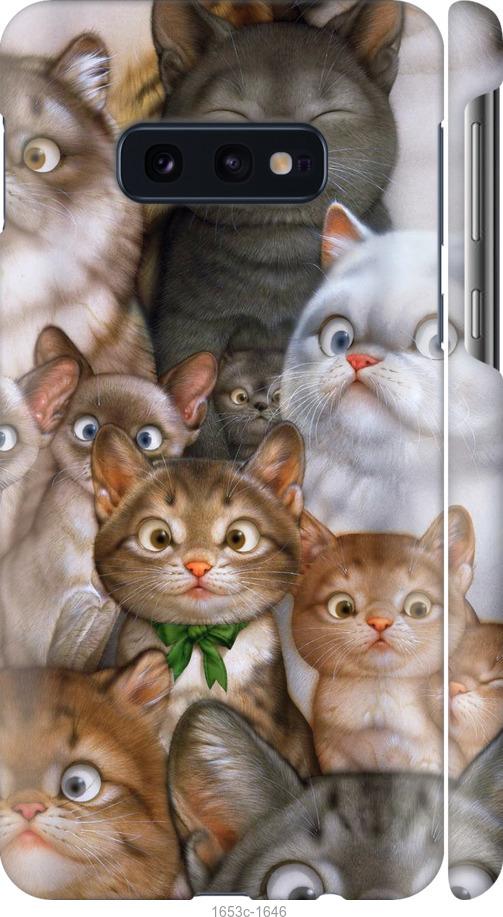 Чехол на Samsung Galaxy S10e коты