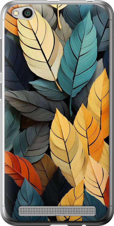 Чехол на Xiaomi Redmi 5A Кольорове листя