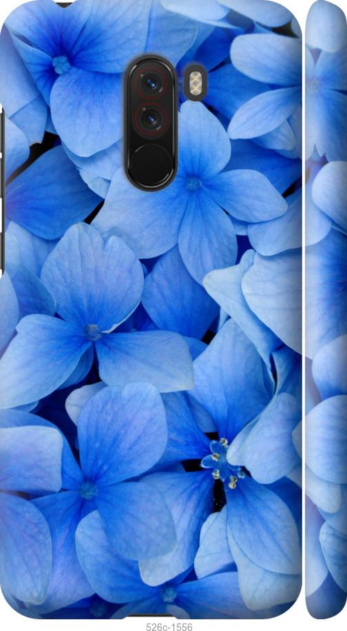 Чехол на Xiaomi Pocophone F1 Синие цветы