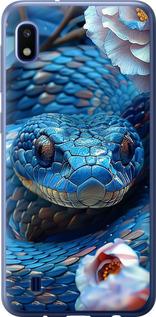 Чехол на Samsung Galaxy A10 2019 A105F Blue Snake