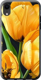 Чехол на iPhone XR Желтые тюльпаны