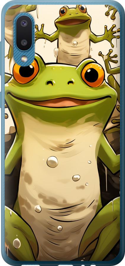 Чехол на Samsung Galaxy A02 A022G Веселая жаба