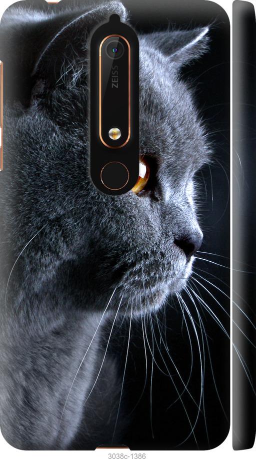 Чехол на Nokia 6.1 Красивый кот